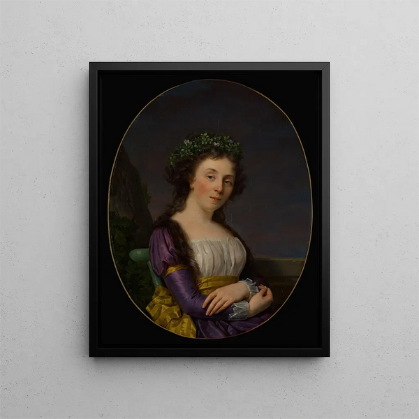 Portrait of Marie-Louise Joubert née Poulletier de Périgny - François-Xavier Fabre — framed artwork on a wall