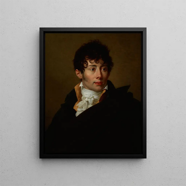 Portrait Painting of Michał Bogoria Skotnicki 1775-1808 - François-Xavier Fabre — framed artwork on a wall
