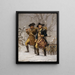 Les Continentaux - Frank Blackwell Mayer — framed artwork on a wall