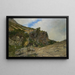 Herd in the Alps - Frank Buchser — framed artwork on a wall