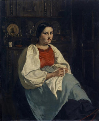 Daughter of Oberhasli - Frank Buchser — artwork view