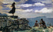Girl on the stones of the ancient city walls of Norba - Frank Buchser — artwork view