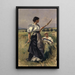 Reaper and Harvester - Frank Buchser — framed artwork on a wall