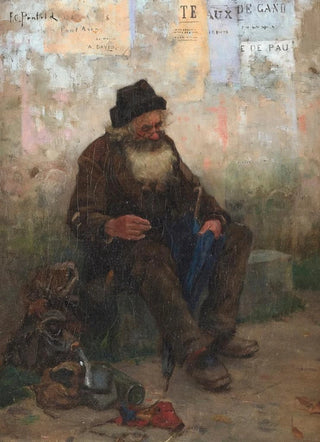 The Old Beggar - Frank C Penfold — artwork view
