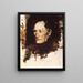 Head of an Old Man - Frank Duveneck — framed artwork on a wall