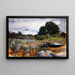 Landscape of Polling - Frank Duveneck — framed artwork on a wall