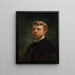 Self-portrait - Frank Duveneck — framed artwork on a wall