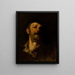 Study of a Man with a Hat - Frank Duveneck — framed artwork on a wall