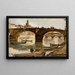 Les Ponts de Florence - Frank Duveneck — framed artwork on a wall