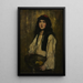 La Jeune Fille Vénitienne - Frank Duveneck — framed artwork on a wall