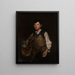 The boy whistler - Frank Duveneck — framed artwork on a wall