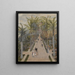 L'allée des palmiers - Frank E. Case — framed artwork on a wall