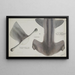 Sphyrna zygaena hammerhead shark of New Zealand dorsal view - Frank Edward Clarke — framed artwork on a wall