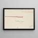 Syngnathidae Fish-trumpet - Frank Edward Clarke — framed artwork on a wall