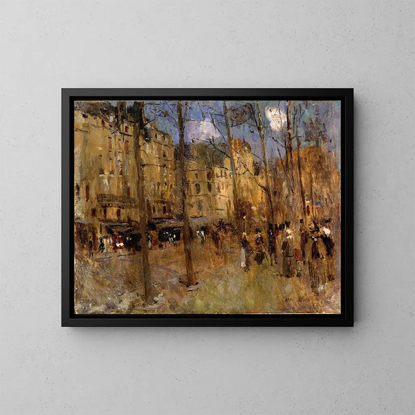 Boulevard Saint-Germain - Frank Edwin Scott — framed artwork on a wall
