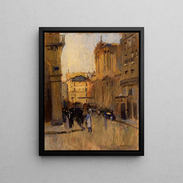 Église Saint-Roch - Frank Edwin Scott — framed artwork on a wall