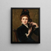 Two friends - Frank Fowler — framed artwork on a wall