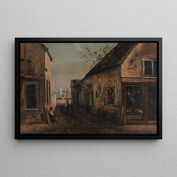 Baya Lane, St Augustine, Florida - Frank Henry Shapleigh — framed artwork on a wall