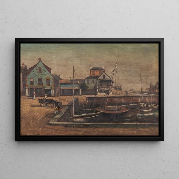 Vedders Corner, St Augustine, Florida - Frank Henry Shapleigh — framed artwork on a wall