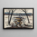 Landscape of Rhode Island - Frank Herman Alston Jr. — framed artwork on a wall