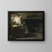 peeling potatoes - Frank Holl — framed artwork on a wall