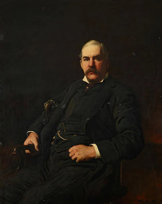 Portrait Painting of Pierpont Morgan - Frank Holl — artwork view