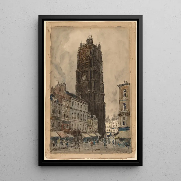 Dunkerque Painting - Frank Myers Boggs — framed artwork on a wall
