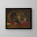 Chat et chatons - Frank Paton — framed artwork on a wall