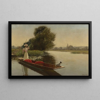 Tracer une route - Frank Percy Wild — framed artwork on a wall