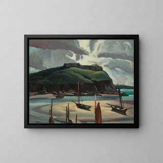 Saint-Servan - Frank Wilcox — framed artwork on a wall