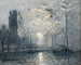 A Moonlit River - Frank William Boggs — artwork view