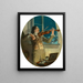 L'air joyeux et le cœur triste The Virtuoso - Frank Xavier Leyendecker — framed artwork on a wall