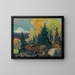 Autumn Hill - Franklin Carmichael — framed artwork on a wall