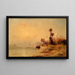 The Temple of Philae - Franklin D Briscoe — framed artwork on a wall