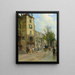 Rue de la Corraterie, Geneva - François-Adolphe Grison — framed artwork on a wall