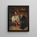The little patient - François-Adolphe Grison — framed artwork on a wall