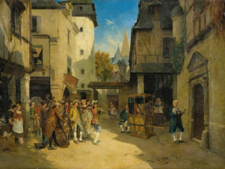 La Sérénade - François-Adolphe Grison — artwork view