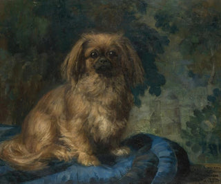 Pekingese Painting - François-Charles Cachoud — artwork view