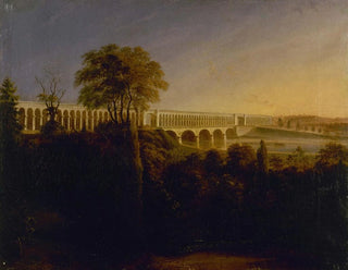 Le Pont du Point-du-Jour à Auteuil - François-Edme Ricois — artwork view