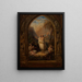 Saint Vincent de Paul arriving in Tunis - François Gabriel Guillaume Lepaul — framed artwork on a wall