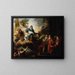 Allegory of the birth of the dolphin on October 22, 1781 - François-Guillaume Ménageot — framed artwork on a wall