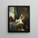 Family Portrait Painting - François-Hubert Drouais — framed artwork on a wall