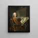 Hubert Drouais, the artist's father - François-Hubert Drouais — framed artwork on a wall