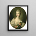Jeanne Bécu, Comtesse du Barry - François-Hubert Drouais — framed artwork on a wall