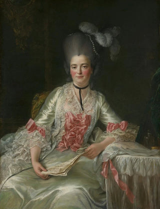 Marie Rinteau, called Mademoiselle de Verrières - François-Hubert Drouais — artwork view