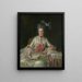 Marie Rinteau, called Mademoiselle de Verrières - François-Hubert Drouais — framed artwork on a wall