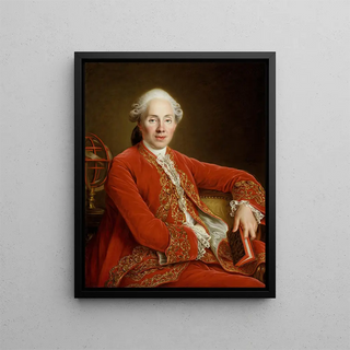 Monsieur Denis-Paul, le pot de la Fontaine - François-Hubert Drouais — framed artwork on a wall