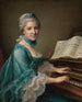 Portrait of a Woman Said to be Madame Charles Simon Favart, Marie Justine Benoîte Duronceray - François-Hubert Drouais — artwork view