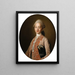 Portrait of a Young Boy - François-Hubert Drouais — framed artwork on a wall