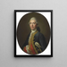 Portrait of the Chevalier de Turenne - François-Hubert Drouais — framed artwork on a wall